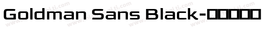 Goldman Sans Black字体转换